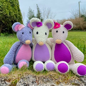 Handmade Crochet Toy Mice