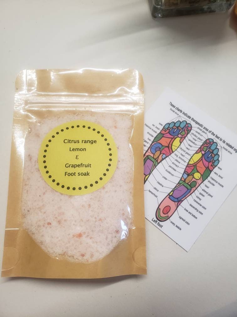 Lemon & Grapefuit Foot Soakfoot Soak Basin foot Soak Tub Etsy