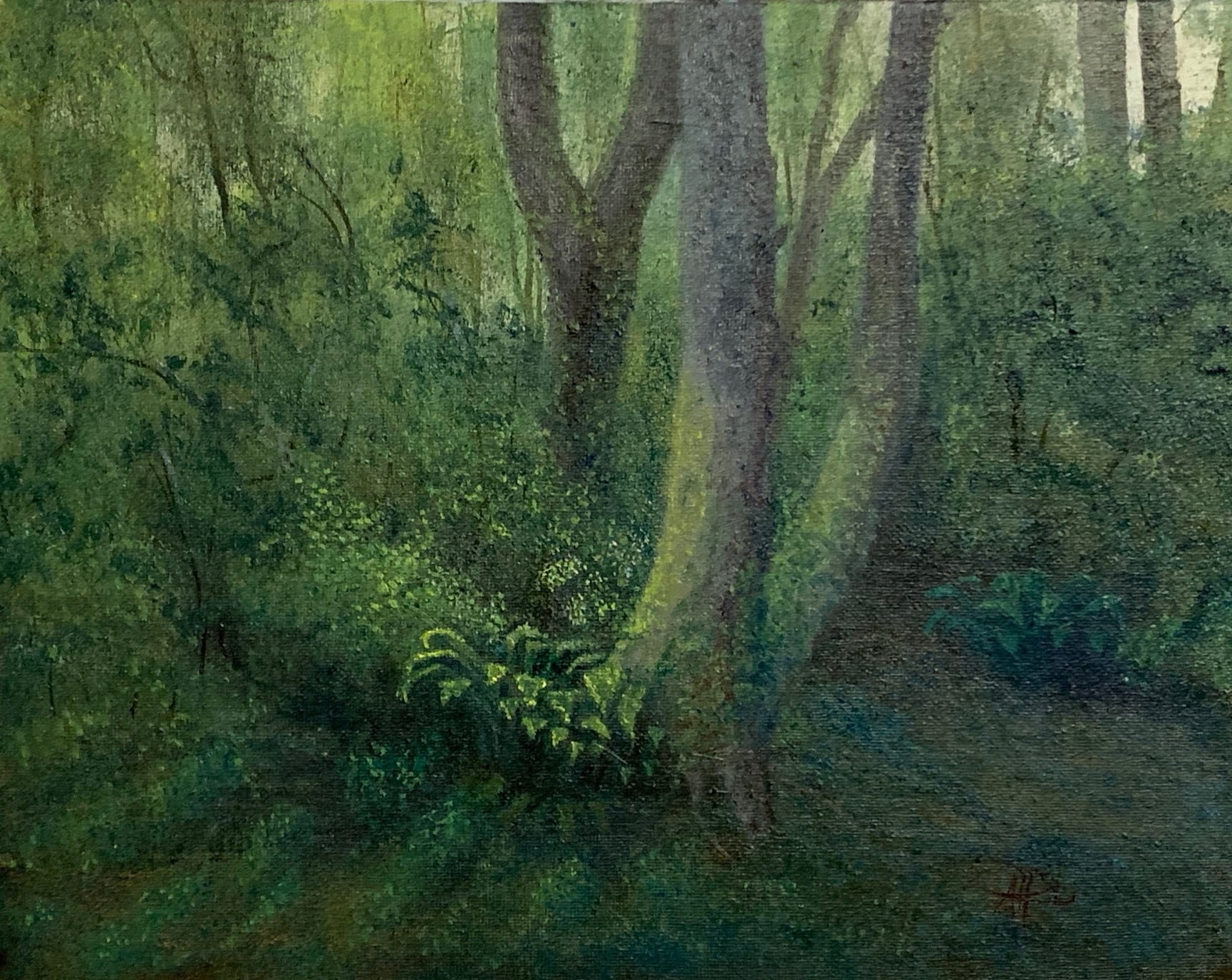 Vancouver Landscape Oil Painting Contemporary Framed Fine Art Etsy UK