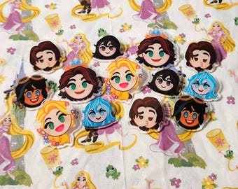 Oopsies Tangled Series Acrylic Pins