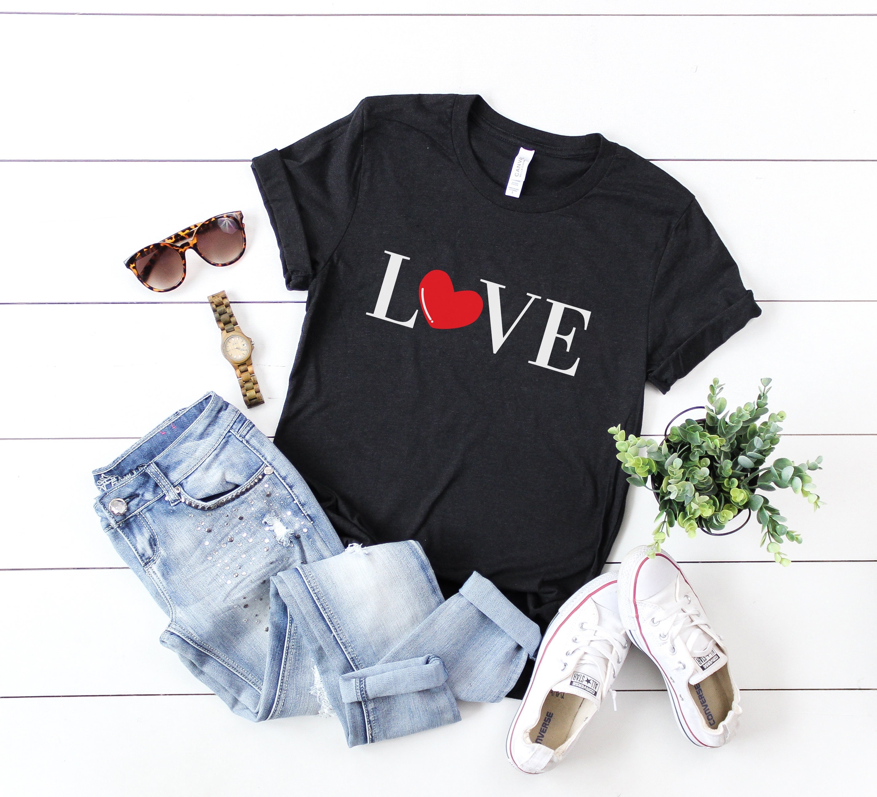 Love t-shirt Love romance romantic love | Etsy