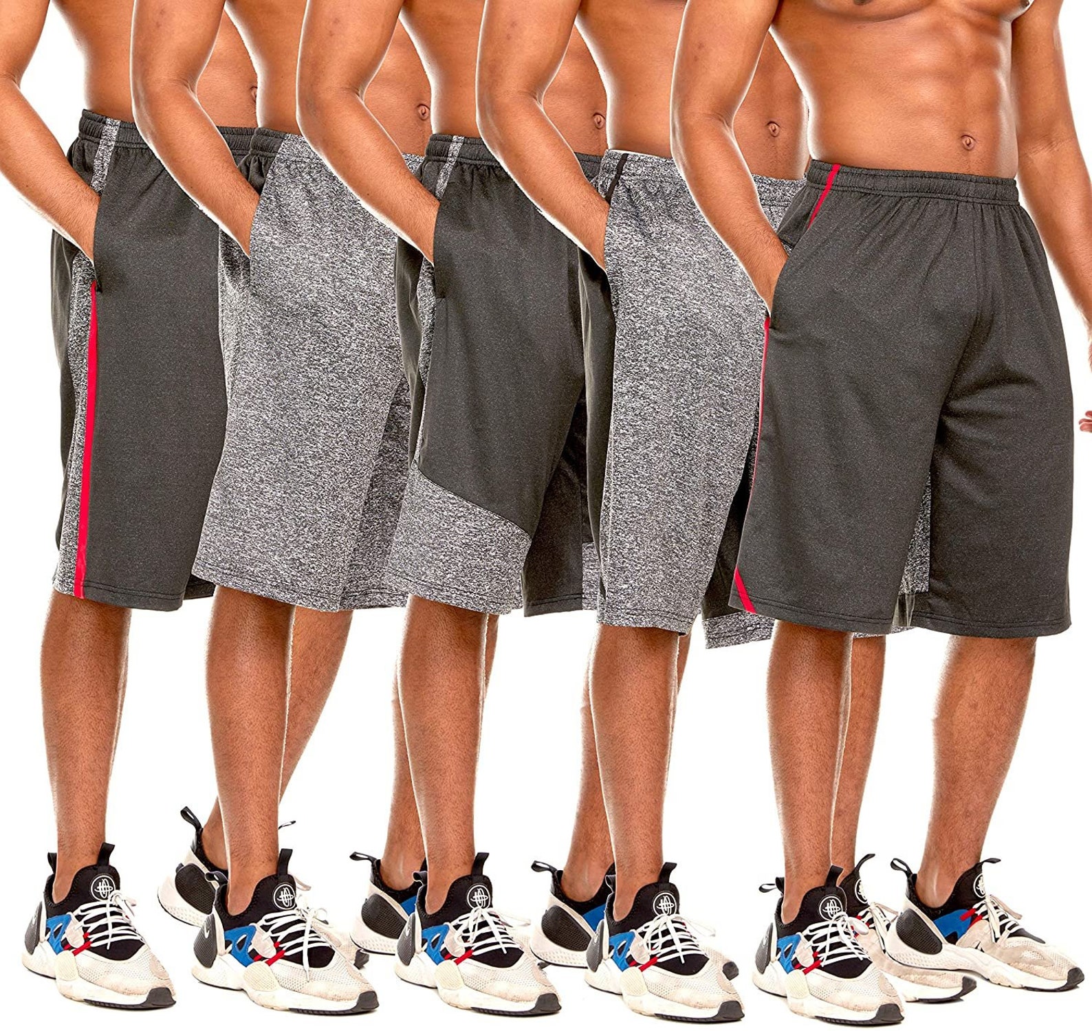 5 Pack Men's Active Performance QuickDry Athletic Etsy
