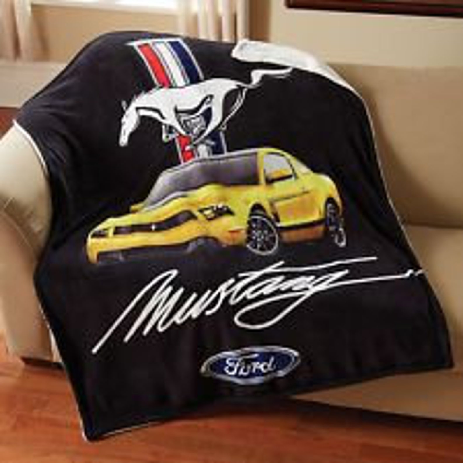 FORD MUSTANG Gifts For Ford Lovers Fleece Quilt Blanket Etsy