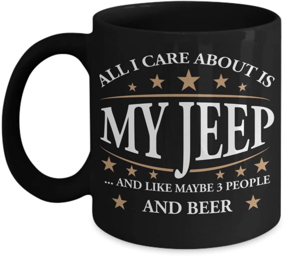 Gift For Jeep Lover Jeep Driver Jeep Black Coffee Mug 11 Oz 15 Etsy