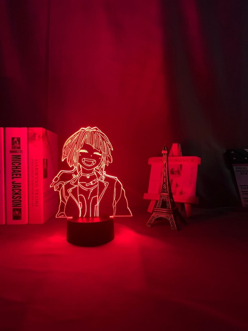 Anime Led Lights My Hero Academia Night Light Personalized Gift Home Decor Desk Lamp Room Decor Birthday Gifts Gift For HimKyouka Jirou
