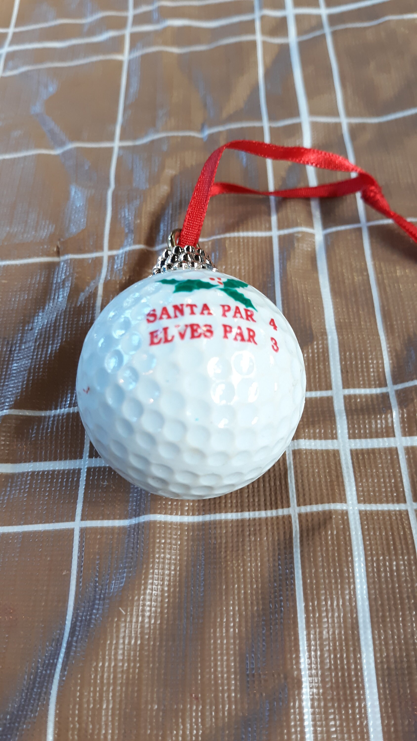 Golf Themed Christmas Ornaments Etsy