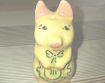 Cottagecore Yellow Pig Pepper Shaker