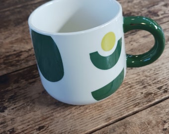 Tabitha Brown Stylized Green and White Avocado Mug