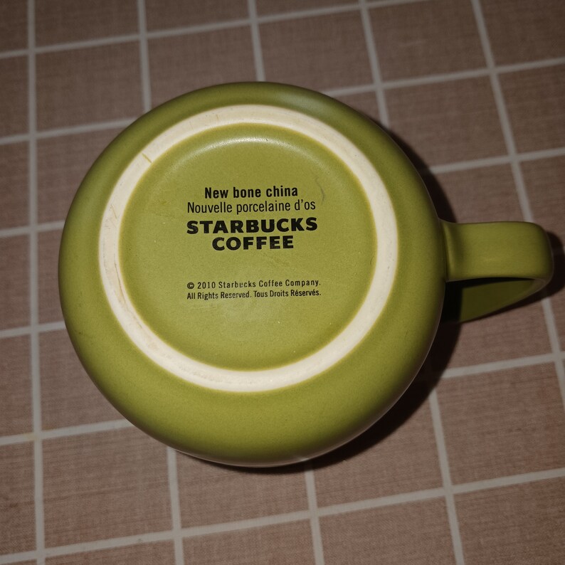 Sage Green Starbucks Coffee Mug Fine Bone China Etsy