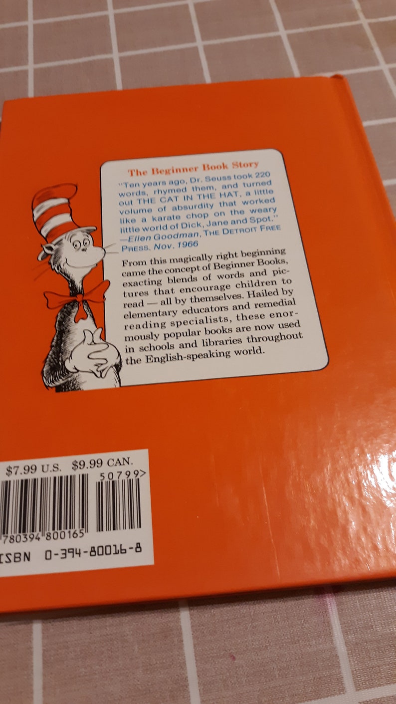 Dr. Suess Green Eggs and Ham Book 1983 Etsy