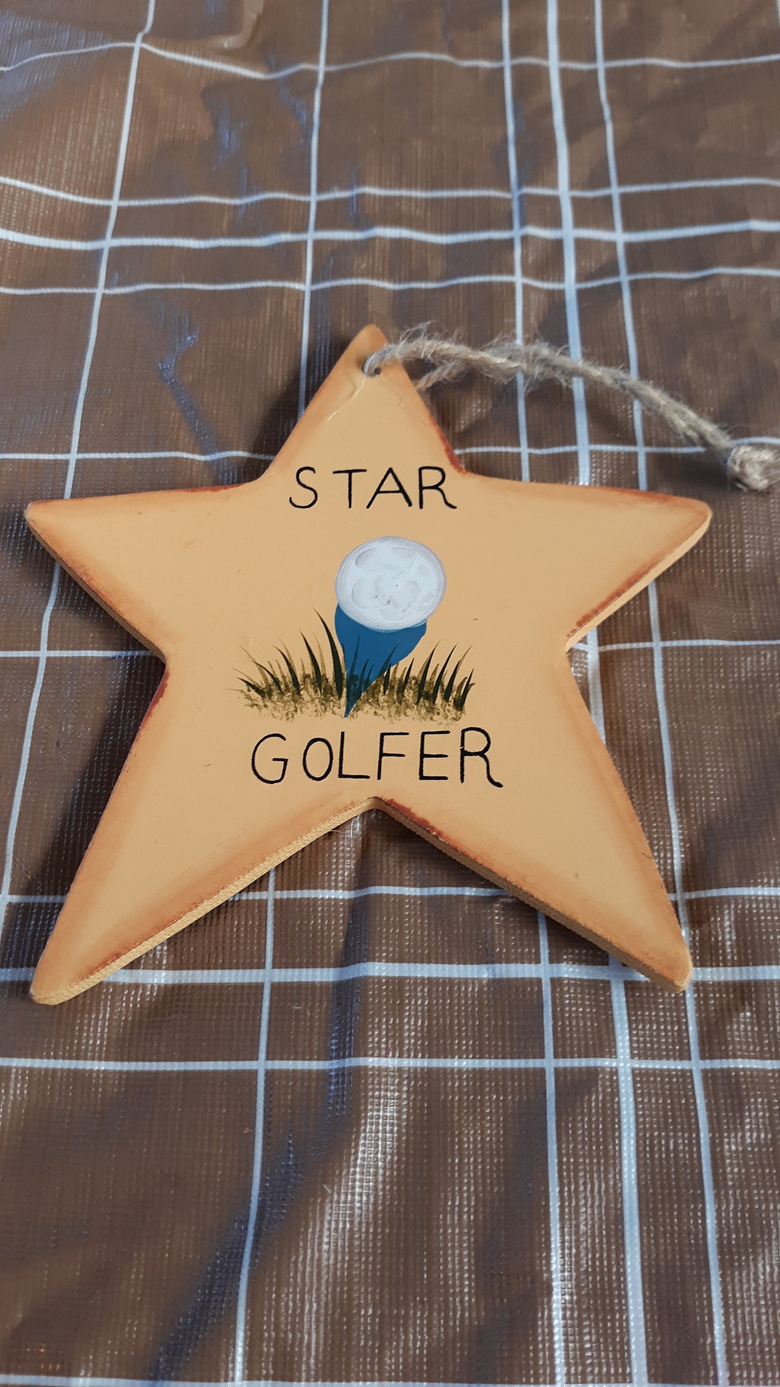 Golf Themed Christmas Ornaments Etsy