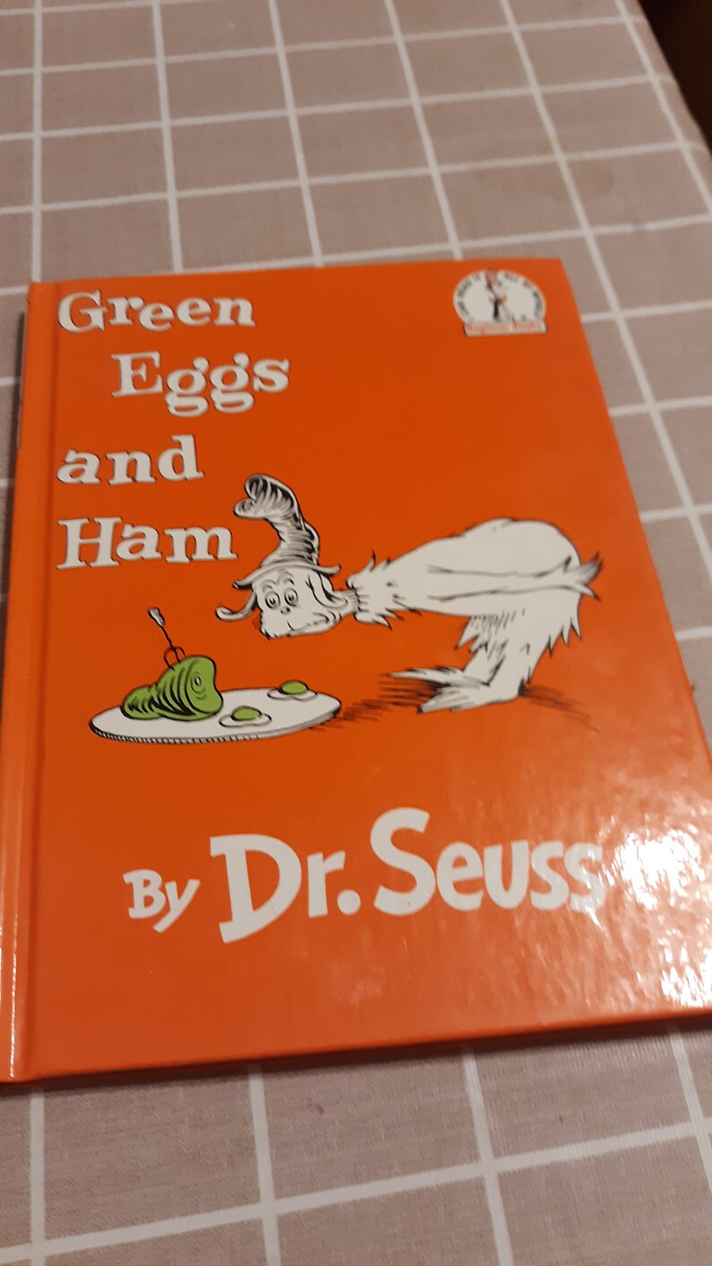 Dr. Suess Green Eggs and Ham Book 1983 Etsy