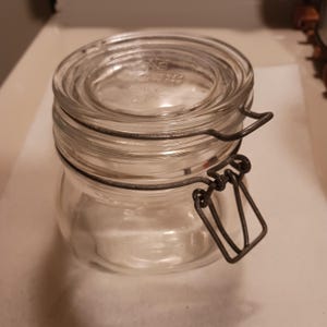Firenze Italy Idee in Vetro 1/2L Snap Lid Glass Jar