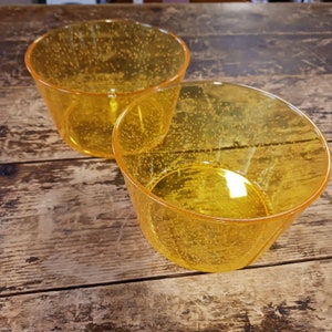 Ikea Yellow Bubbled Plastic Bowl