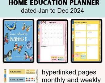 Home School Digital Planner / Home Education Digital Planner