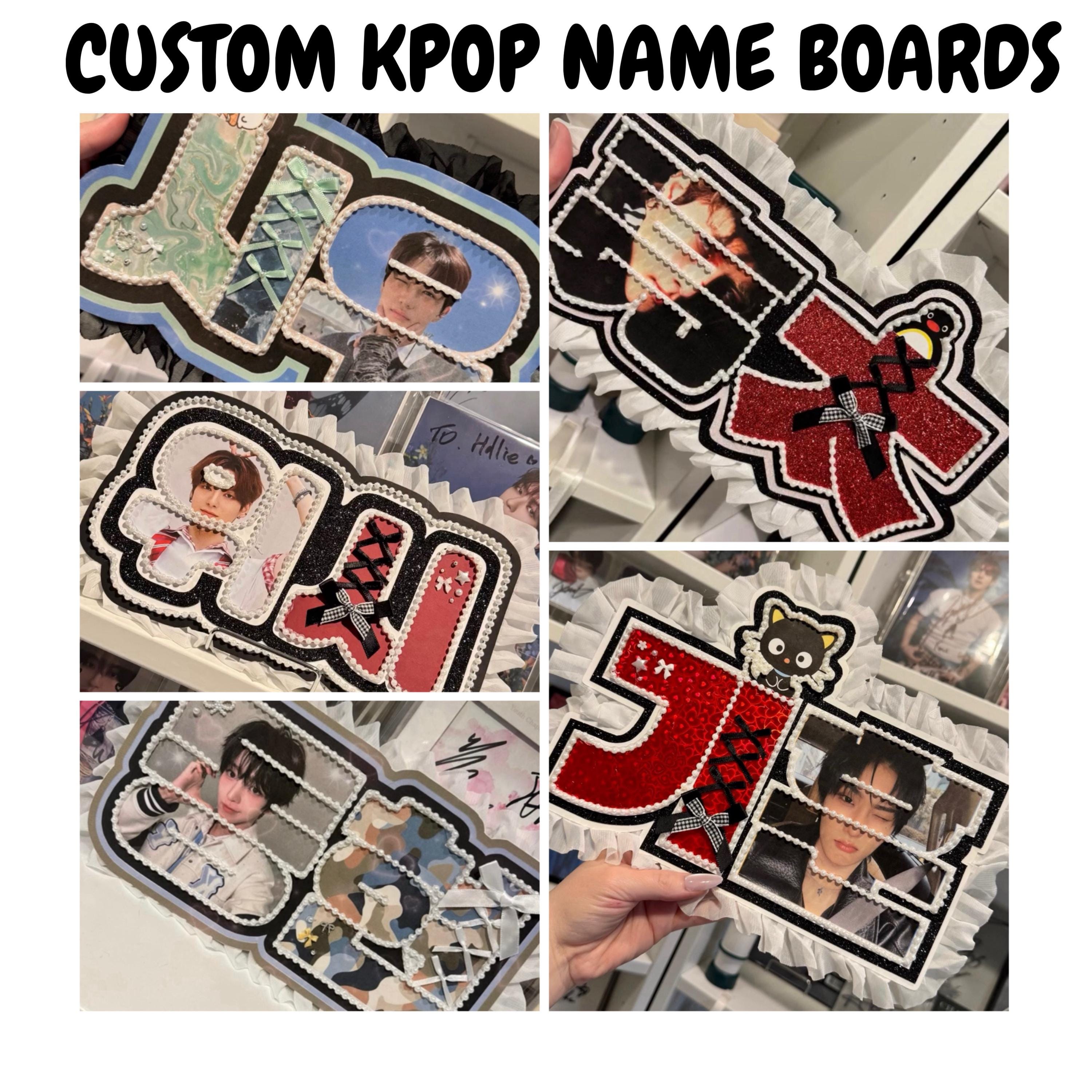 Kpop Nameboard - Etsy