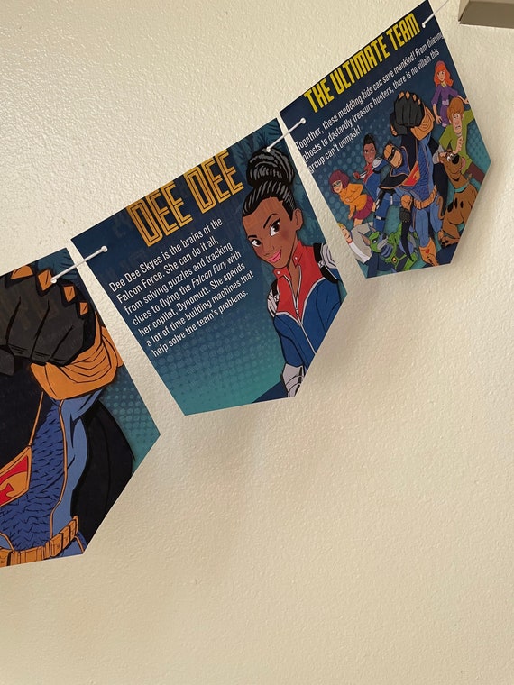 Scooby Doo Book Paper Bunting / Scooby Doo and Friends Book - Etsy