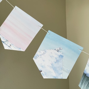 Baby Shower / Nursery Room / Book Paper Garland / Party Celebration