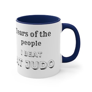 Judo mug, Funny judo gift idea, Tears judo mug, love judo, judo champion, judo coach, martial arts present, custom judo cup, best judo gift