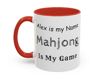 Mahjong mug custom gift, Board games lover gift idea, Fun personalised mug, love Mahjong, Mahjong custom mug, Mahjong cup Christmas present