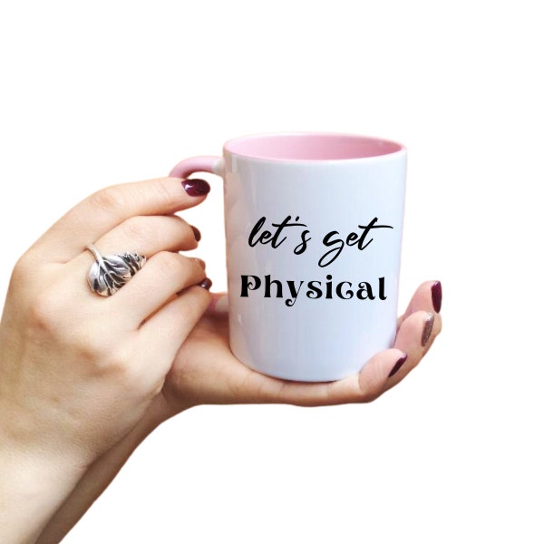 Lassen Sie uns körperliche, lustige PT-Tasse, benutzerdefinierte Geschenkidee für Physiotherapeuten, Chiropraktiker personalisierte Tasse bekommen. Geschenk für Trainer, Therapeuten Geschenk