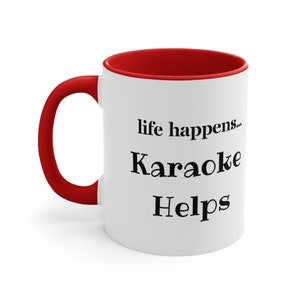 Karaoke fun gift, Karaoke fan mug, Present for karaoke enthusiast, karaoke party cup, gift for karaoke fan, music lover karaoke