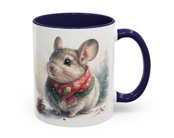 Custom Chinchilla mug gift idea, Mug for pet lover, Christmas Chinchilla, Best Chinchilla mom present, birthday gift for Chinchilla dad
