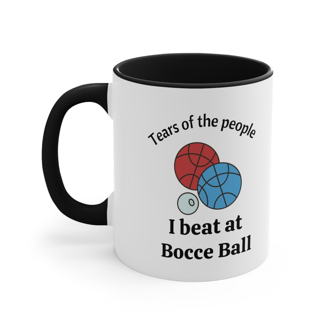 Bocce Ball Gift Idea, Fun Bocce Ball Mug, Coffee Cup for Bocce Ball