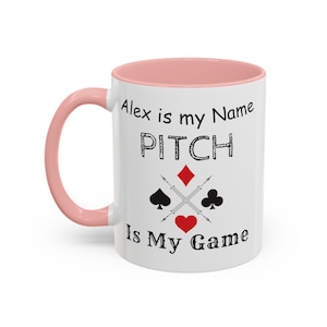 Tonhöhe Becher, Spaß kundenspezifisches Tonhöhe Geschenk, Kartenspielliebhaber, Tonhöhe Kartenspieler, einzigartiges personalisiertes Geschenk, Tonhöhe Champion, kundenspezifische Tasse