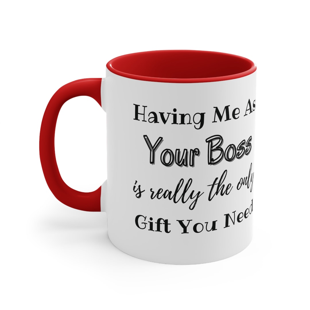 Funny Boss Mug Office Gift Idea Team Custom Present Secret Etsy