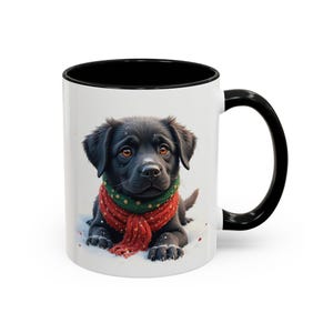 Black Labrador retriever gift, Custom black lab dad mug, Coffee cup for Labrador lover, dog lover personalised mug, Labrador puppy dad