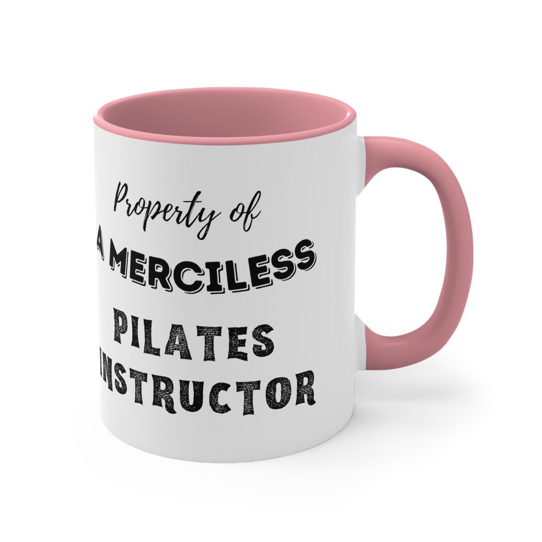 Pilates Funny Coffee Cup, Gift Idea for Pilates Instructor, Workout Mug ...