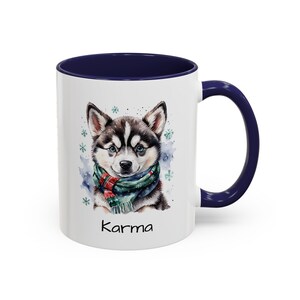 Custom Husky mug, Fun Husky mug, Coffee cup name, Love dogs, Mug for dog lover, Personalized Husky puppy gift, baby Husky