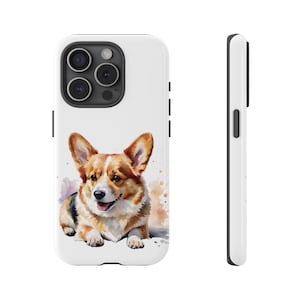 Corgi gift phone case iPhone 15 14 13 12 11 Pro Max 8 Plus X, Samsung Galaxy S24 S23 S22 S20 Ultra, corgi dog lover gift, love dogs pets