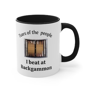 Funny Backgammon mug, Board game lover gift idea, Backgammon champion mug, Backgammon custom mug, Backgammon cup Christmas present, personal