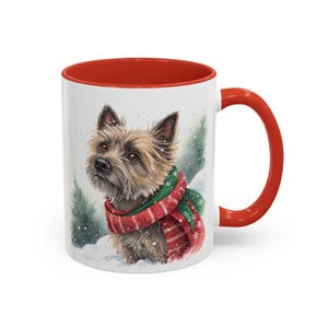 Cairn Terrier Custom Name gift mug, Personalized Dog Name Christmas Gift, Custom Pet Name cup, dog lover gift,Cairn Terrier parent puppy