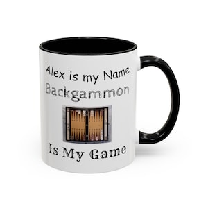 Funny Backgammon mug, Board game lover gift idea, Backgammon champion mug, Backgammon custom mug, Backgammon cup Christmas present, personal