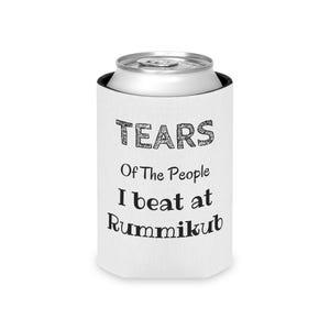 Rummikub gift, Board games lover, rummikub fun can cooler, present for rummikub champion
