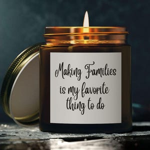 IVF Fertility Doctor gift idea, thank you gift for fertility doctor, mini candle present, best ivf doctor, fertility team ivf present family