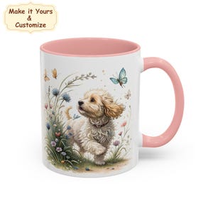 Cockapoo-mugggåva hundälskare, anpassad Cockerpoo-mugg, personlig hundmugg, Cocker Spaniel - Pudelblandning, Cockapoo mamma jul,
