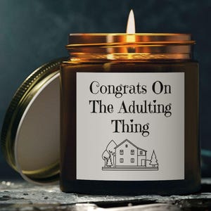 Funny New Home Gift candle, Funny Housewarming party Gift, Funny Candles, home owner, Moving out present, Housewarming, New house gift