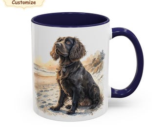 Cadeau de tasse d'épagneul Boykin pour les amoureux des chiens, personnalisé épagneul Boykin, tasse de chien personnalisée, amateur d'épagneuls, cadeau de Noël pour maman chien épagneul