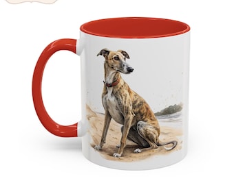 Lurcher gift mug dog lover, Custom dog cup, personalized dog, Lurcher gifts , dog dad gift, new dog mom, pet parent, Christmas dog lover