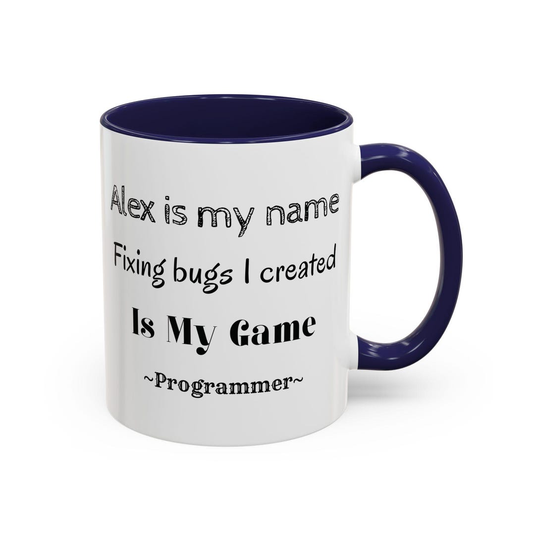 Custom Programmer Funny Mug Gift Idea, Personalized Developer Present ...