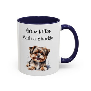Taza para amantes de los perros Shorkie, divertida taza Shorkie, taza personalizada para perros, regalo personalizado para Shorkie, Shih Tzu y Yorkshire Terrier, nueva mamá de perro, papá de perro