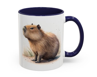 Customized Capybara cup, Capybara Lover Gift idea, Custom Capybara mug, cute Capybara watercolor, love Capybaras, rodent