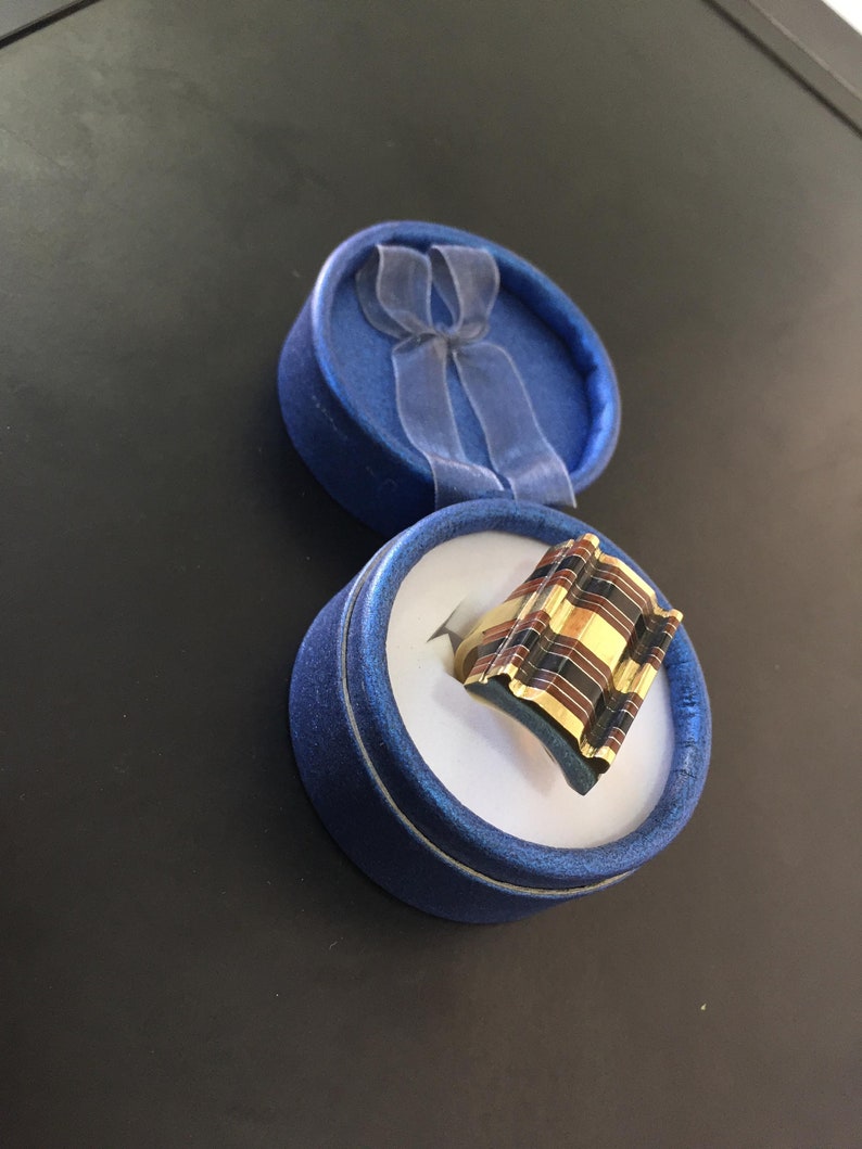 made of euro coin with gold color Opal Gold Plated Ring handmade Gemstone inspired by moroccan culture