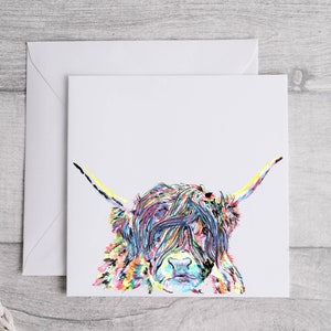 Aquarel Highland-kaart