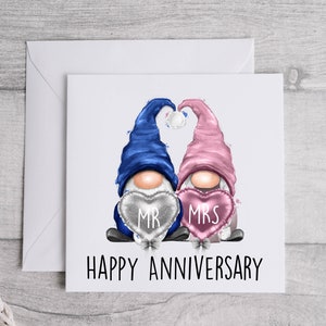 Tarjeta de aniversario de Gonks