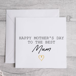 Alles Gute zum Muttertag an die beste Mama / Mama-Karte